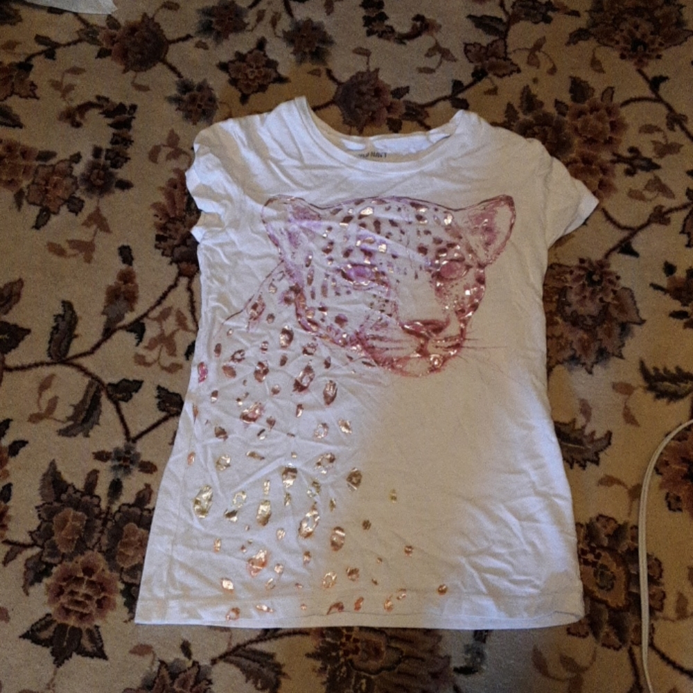 Leopard Girl's top